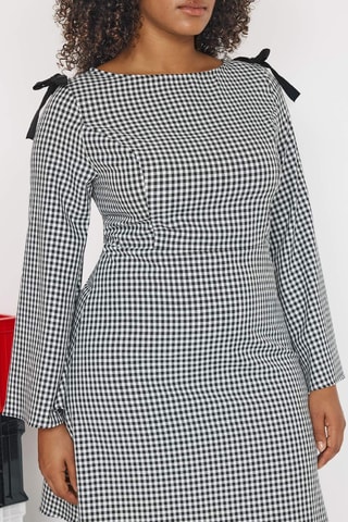 Vestido recto - Negro