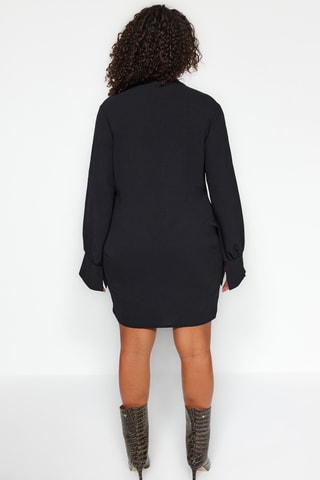 Vestido cruzado - Negro