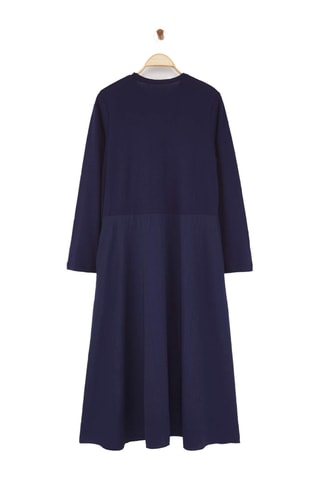 Vestido midi - Azul marino