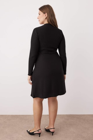 Vestido recto - Negro