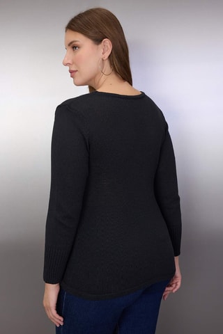 Blusa cruzada - Negro