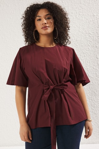 Blusa - Burdeos