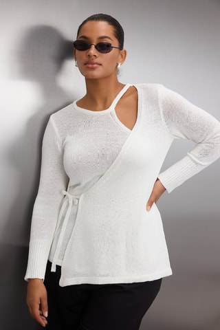 Blusa cruzada - Crudo