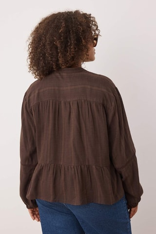 Camisa regular fit - Marrón