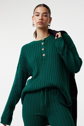 Jersey y pantalón - Verde oscuro