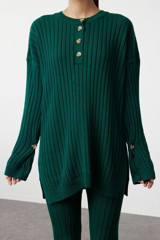 Jersey y pantalón - Verde oscuro