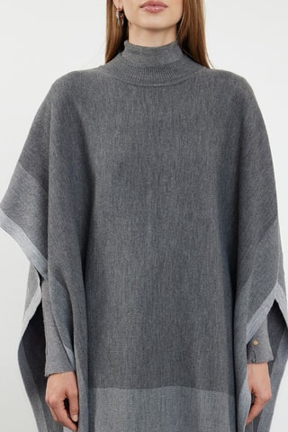 Poncho y pantalón - Gris oscuro