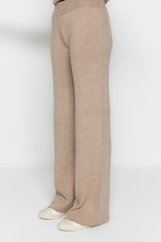 Jersey y pantalón wide leg - Topo