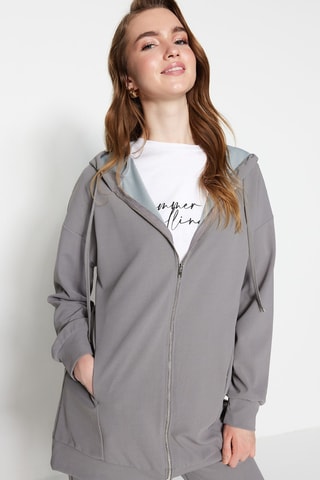 Sudadera con capucha y pantalón de chándal - Gris