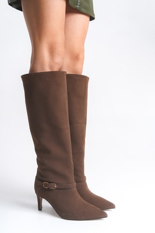 Botas de nobuk - Marrón