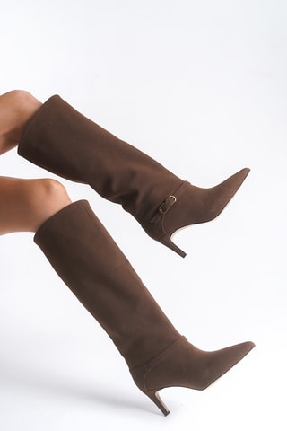 Botas de nobuk - Marrón