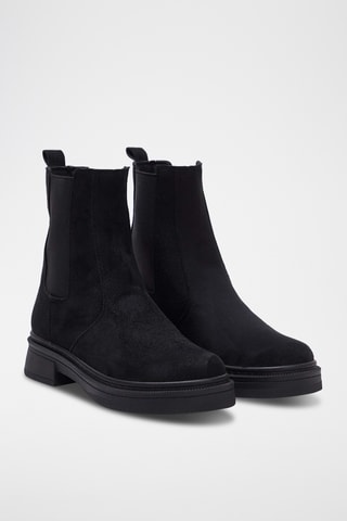 Botines Chelsea de nobuk - Negro