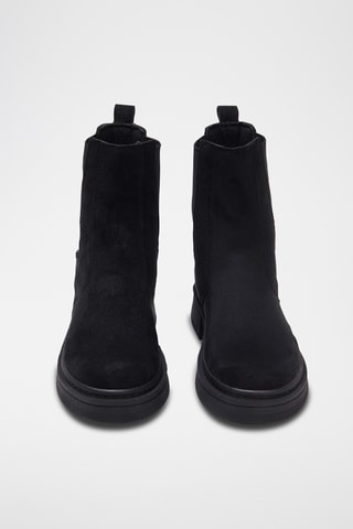 Botines Chelsea de nobuk - Negro