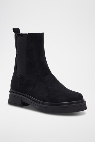 Botines Chelsea de nobuk - Negro