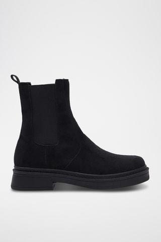 Botines Chelsea de nobuk - Negro