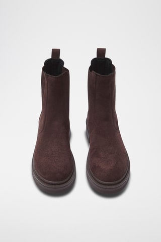 Botines Chelsea de nobuk - Marrón