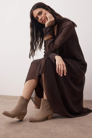 Botines de nobuk - Topo