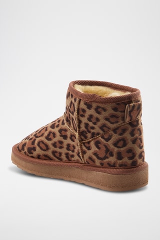 Botines de nobuk forrados - Marrón