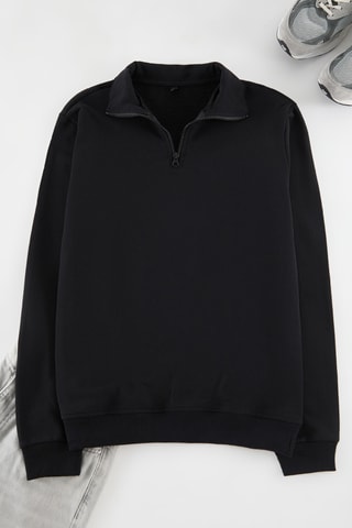 2 sudaderas regular fit - Gris claro jaspeado y negro