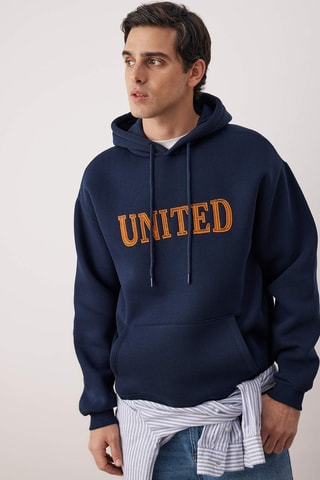 Sudadera oversize - Azul marino