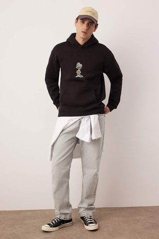 Sudadera con capucha - Negro