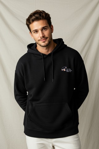 Sudadera oversize - Negro