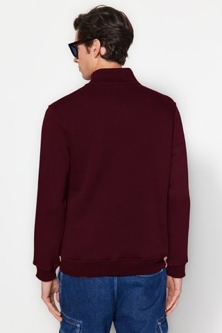 Sudadera regular fit - Burdeos