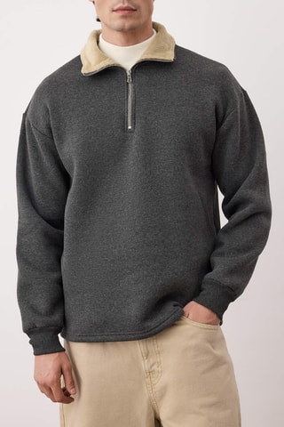 Sudadera oversize - Antracita