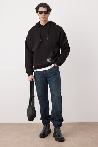 Sudadera con capucha - Negro