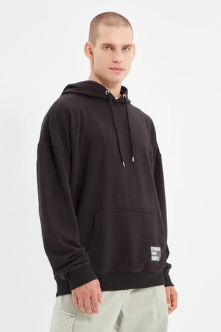 Sudadera con capucha - Negro