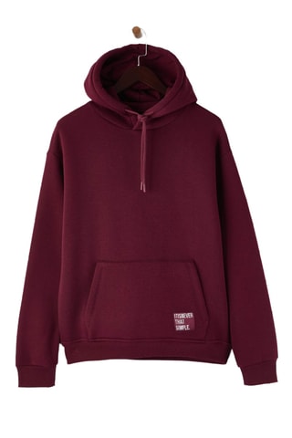 Sudadera oversize - Burdeos