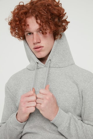 Sudadera regular fit - Gris claro