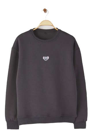 Sudadera oversize - Antracita