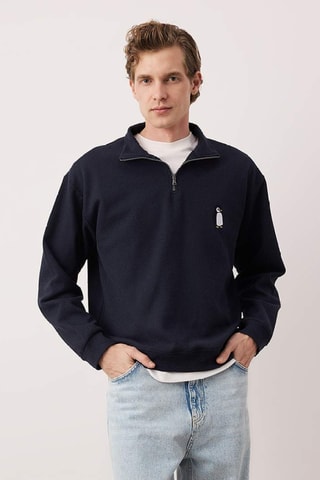 Sudadera oversize - Azul marino