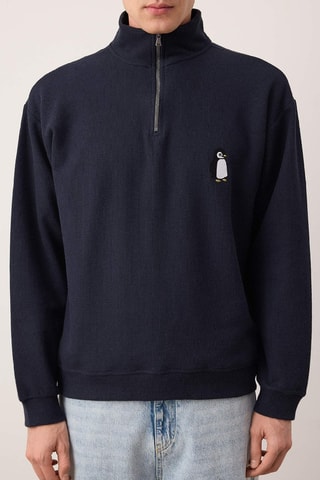 Sudadera oversize - Azul marino