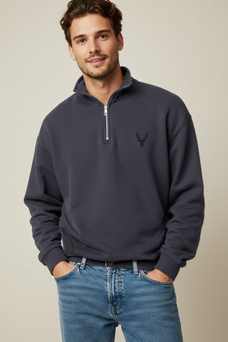 Sudadera regular fit - Antracita