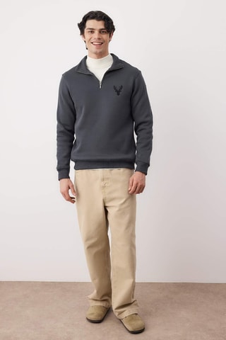 Sudadera regular fit - Antracita