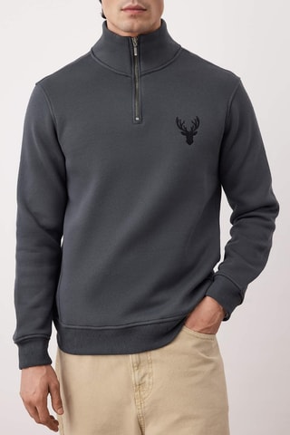 Sudadera regular fit - Antracita