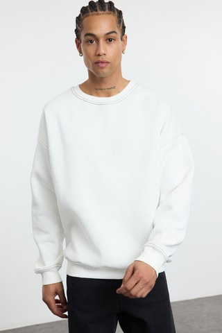 Sudadera oversize - Crudo