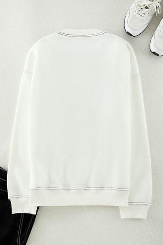 Sudadera oversize - Crudo