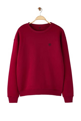 Sudadera oversize - Rojo
