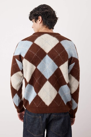 Jersey regular fit - Marrón