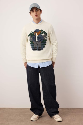 Jersey regular fit - Crudo