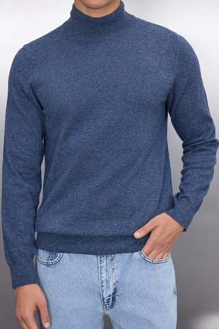 Jersey slim fit - Índigo