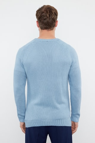 Jersey slim fit - Azul claro