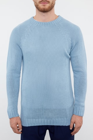 Jersey slim fit - Azul claro