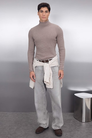 Jersey slim fit - Topo