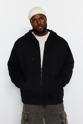 Sudadera oversize - Negro