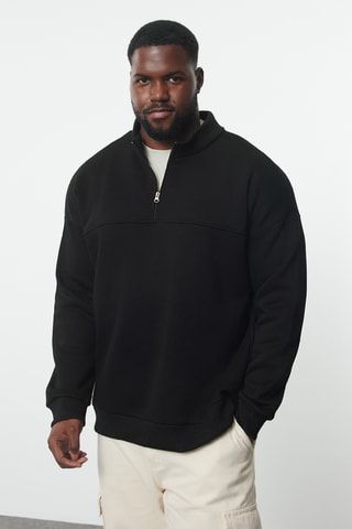 Sudadera oversize - Negro