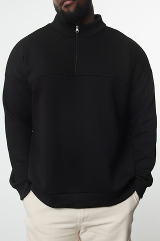 Sudadera oversize - Negro